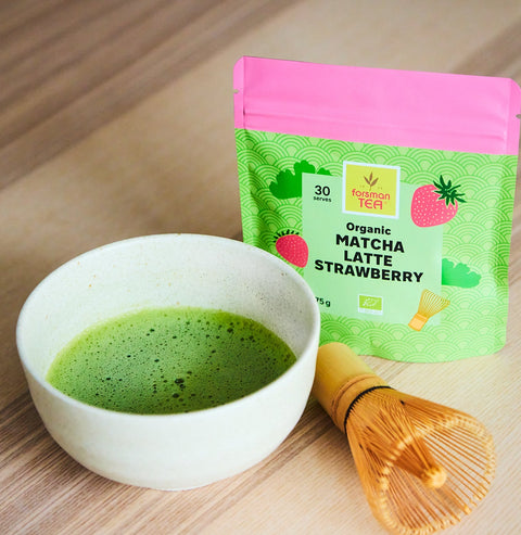 Forsman tea Strawberry Matcha Latte Mix 75g Organic